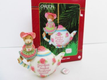 carlton ornament grandma makes christmas special teapot carlton ornament grandma makes christmas special teapot