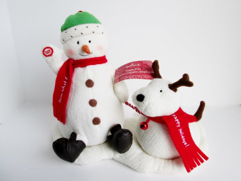 hallmark snowman and dog jingle pals