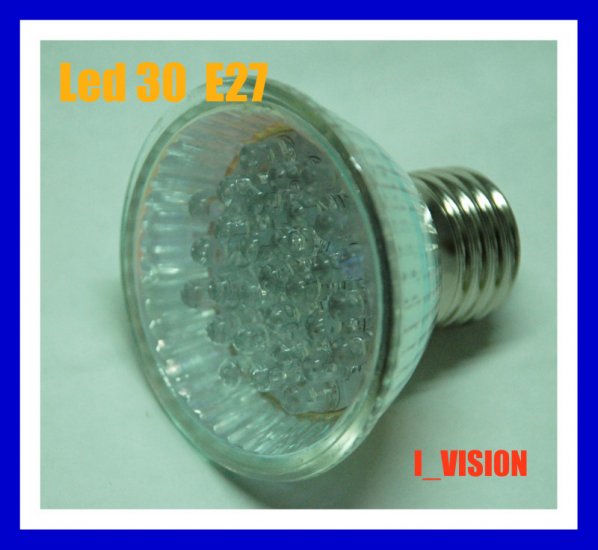 6 x 30 LED LIGHT BULB GU10 DAY WHTE 8500K