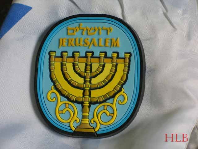 Israel 3D Magnet Jerusalem Menorah