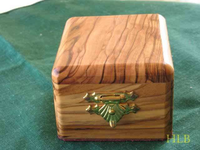 Jewelry Box Olive Wood Keepsake Medium