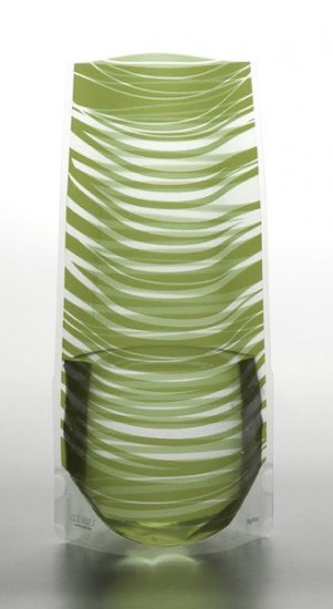 Vazu Expandable Portable Decorative Olive Green Flower Vase