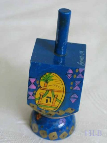 Yair Emanuel Hannukah Dreidel & Stand 10A