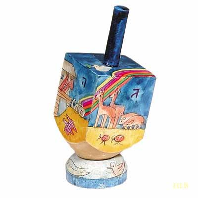 Yair Emanuel Hannukah Dreidel & Stand 5B