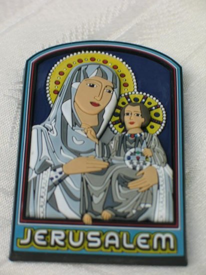 Mother and Child Jerusalem 3D Fridge Magnet