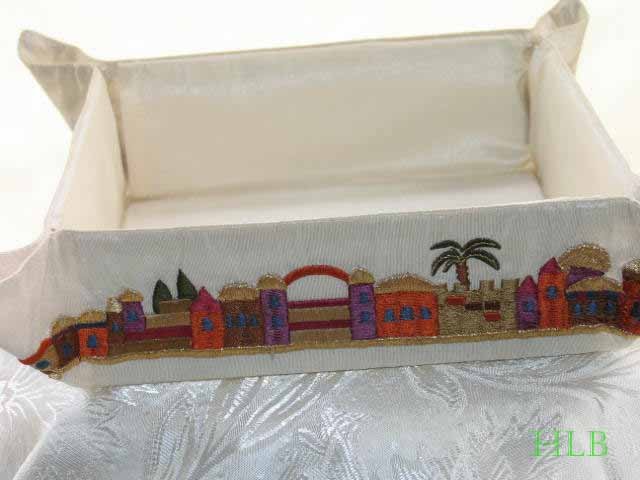 Matzah Tray With Jerusalem Design MB-1