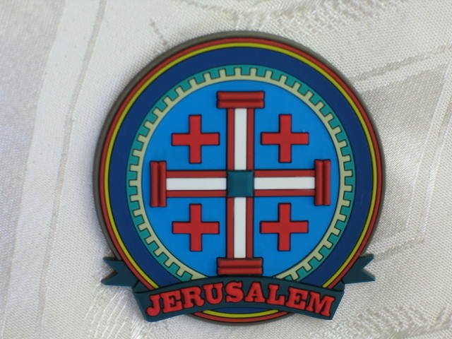 3D Fridge Magnet Jerusalem Cross