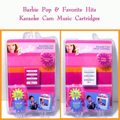 Barbie Pop & Favorite Hits Karaoke Cam Music Cartridges