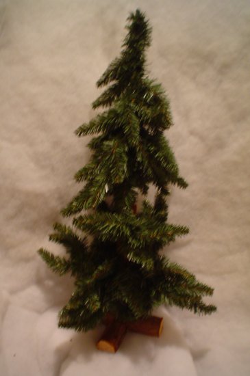 CUTE 18 INCH ALPINE CHRISTMAS TREE~READY TO USE