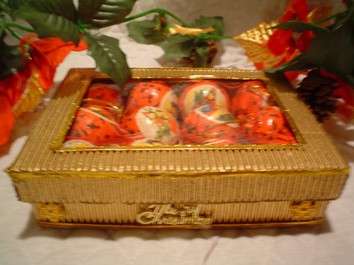 Gold Metal Sleigh Decoration for Candy or Place card