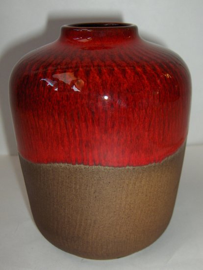 Gunnar Nylund Oxblood Glaze Vase Sweden Mid Century