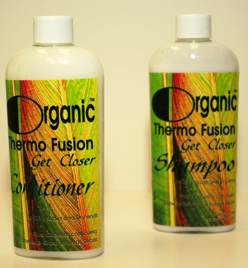 ORGANIC THERMO FUSION SULFATE-FREE SHAMPOO & CONDITIONER 16oz (GET CLOSER)
