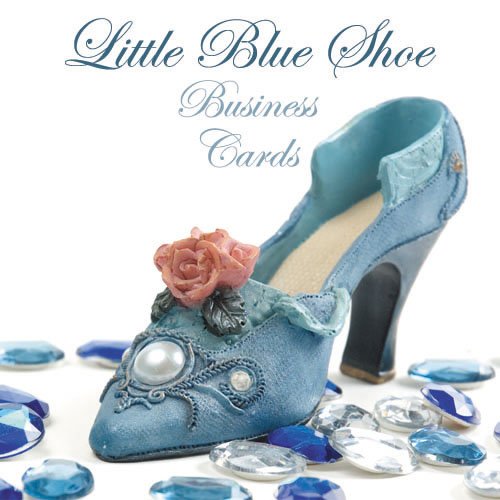 250 Little Blue Shoe Business Cards