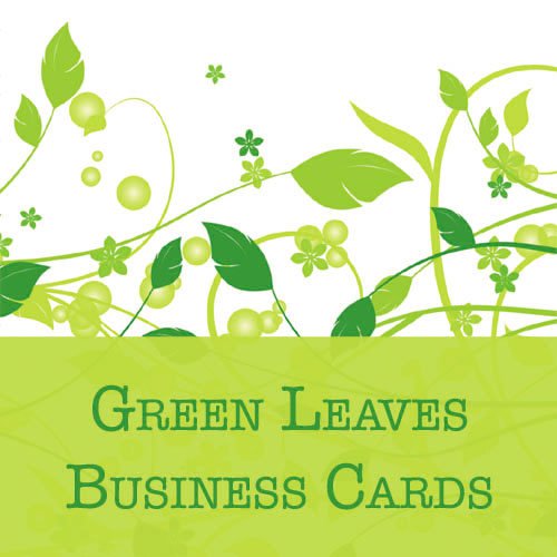 500 Green Leaves Business Cards