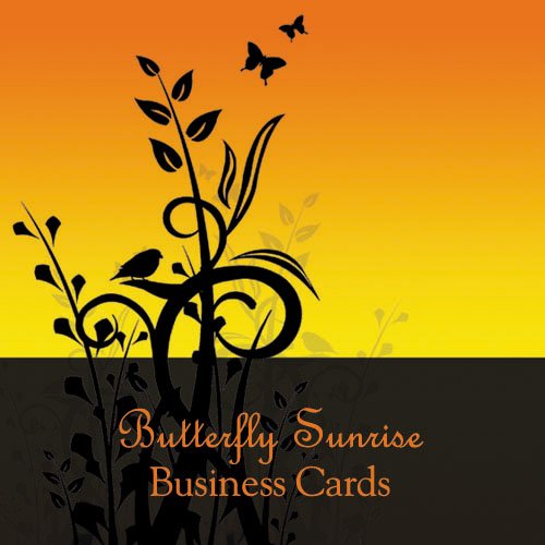250 Butterfly Sunrise Business Cards