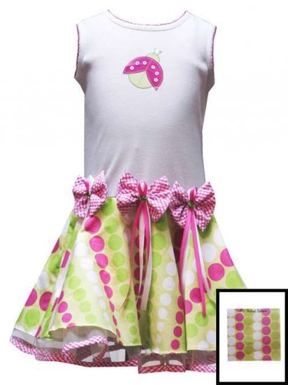 Rare Editions Bug Tank Dress Sz 8 NWT