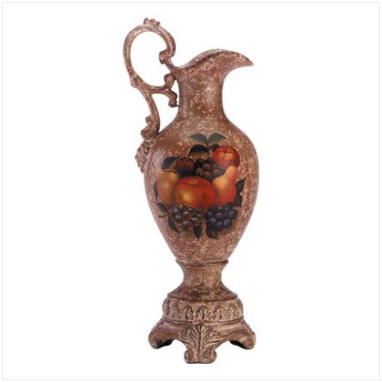 ANTIQUE FRUITS PITCHER