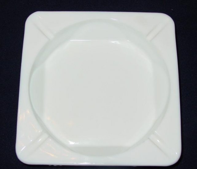 Westmoreland Beaded Grape Vine White Milk Glass Ashtray