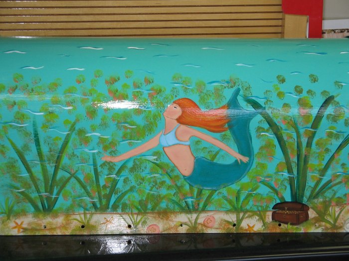 Handpainted Hand Painted Mailbox Mailboxes with Mermaid Design 12