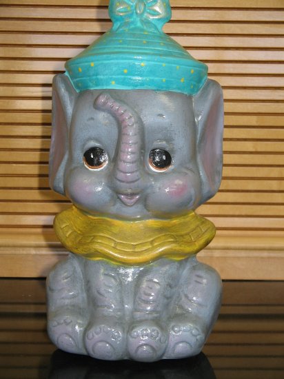Handpainted Handcrafted Ceramic Banks Elephant Bank