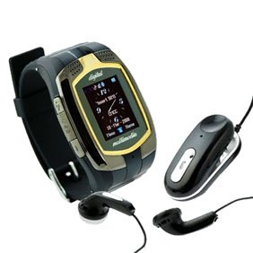 Dual SIM Card Tri-band Bluetooth Cell Phone Watch M860