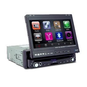 1 Din IN-DASH 7 INCH TFT WIDESCREEN Car DVD Player 8013BL without GPS