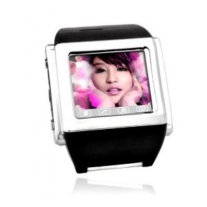 W600 Silver Tri-Band Touch Screen Cell Phone Watch