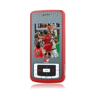 MTV3.3 JAVA Dual Mode Bluetooth Slide 3G WCDMA Cell Phone Red