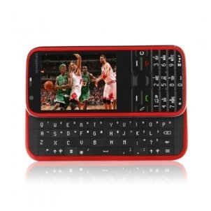 5730 Dual Card Tri Band JAVA Ultra Thin Flat Touch Screen Cell Phone Black