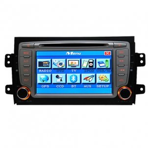 7.0 Inch 2 DIN Car DVD Player HL-8165GB with GPS Special for SUZUKI SX4