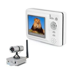 2.5" TFT 2.4GHZ Four Channel MP4 DVR Baby Monitor Kit with 200M High Power Wireless Camera