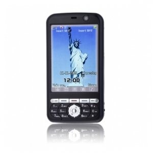 N6188+ Dual Card Quad Band with TV Function Flat Touch Screen Cell Phone Black