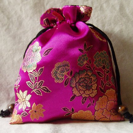 Chinese Silk Jewelry bag