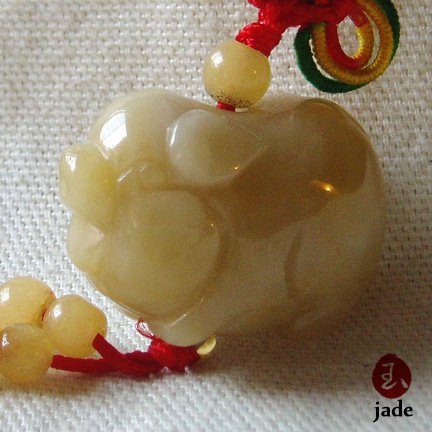 Chinese Little Pig jade pendant SOLD!