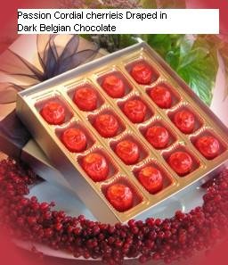 Gourmet Belgian Chocolate Cordial Cherries