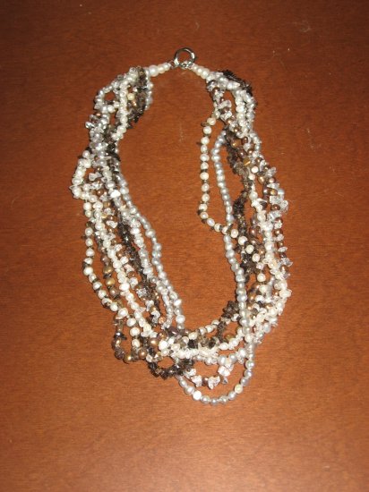 Gorgeous New Genuine Freshwater Cultured Pearl Necklace