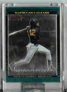 Napolean Calzado Baltimore Orioles 2002 Bowman Chrome Uncirculated Rookie Card