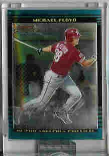 Michael Floyd Philadelphia Phillies 2002 Bowman Chrome Uncirculated Rookie Card