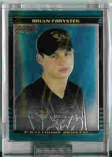 Brian Forystek Baltimore Orioles 2002 Bowman Chrome Uncirculated Rookie Card