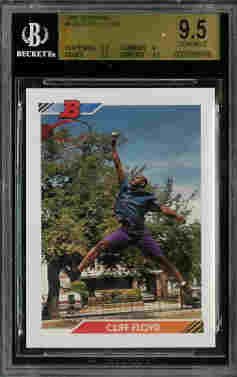Cliff Floyd New York Mets 1992 Bowman BGS 9.5 Rookie Card
