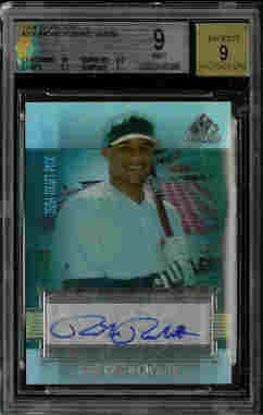 Richie Robnett Oakland Athletics 2004 SP Prospects Auto Rookie Card BGS 9