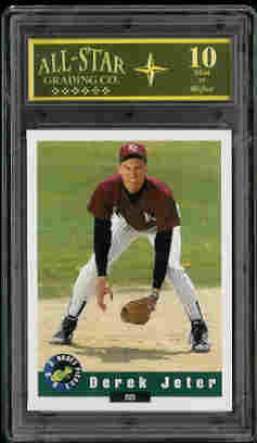 Derek Jeter New York Yankees 1992 Classic Draft Picks Graded Mint 10