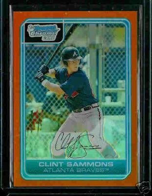 Dale Thayer San Diego Padres 2006 Bowman Chrome Orange Refractor RC SN#/25 BC34
