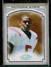 Reggie Bush New Orleans Saints 2006 Donruss Threads College Gridiron Kings Silver SN#/250