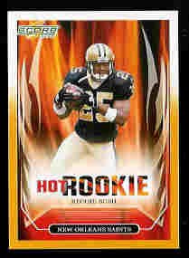 Reggie Bush New Orleans Saints 2006 Score Hot Rookie Gold Card SN# /600