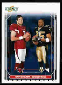 Reggie Bush New Orleans Saints Matt Leinart Arizona Cardianals USC Teamates 2006 Score Card #328
