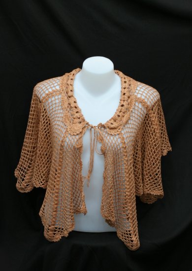 Tied at front crochet