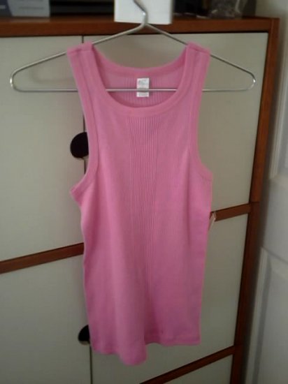 Pink tank top with next day free shipping