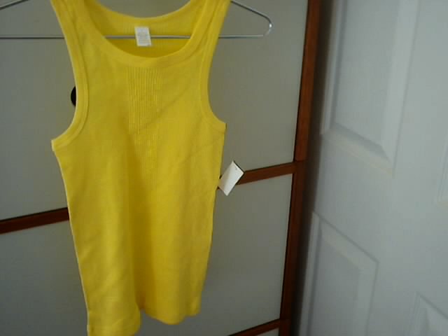 yellow tank top with free next day shipping