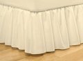 300 Thread Count Queen Bed skirt Egyptian Cotton Ivory Color